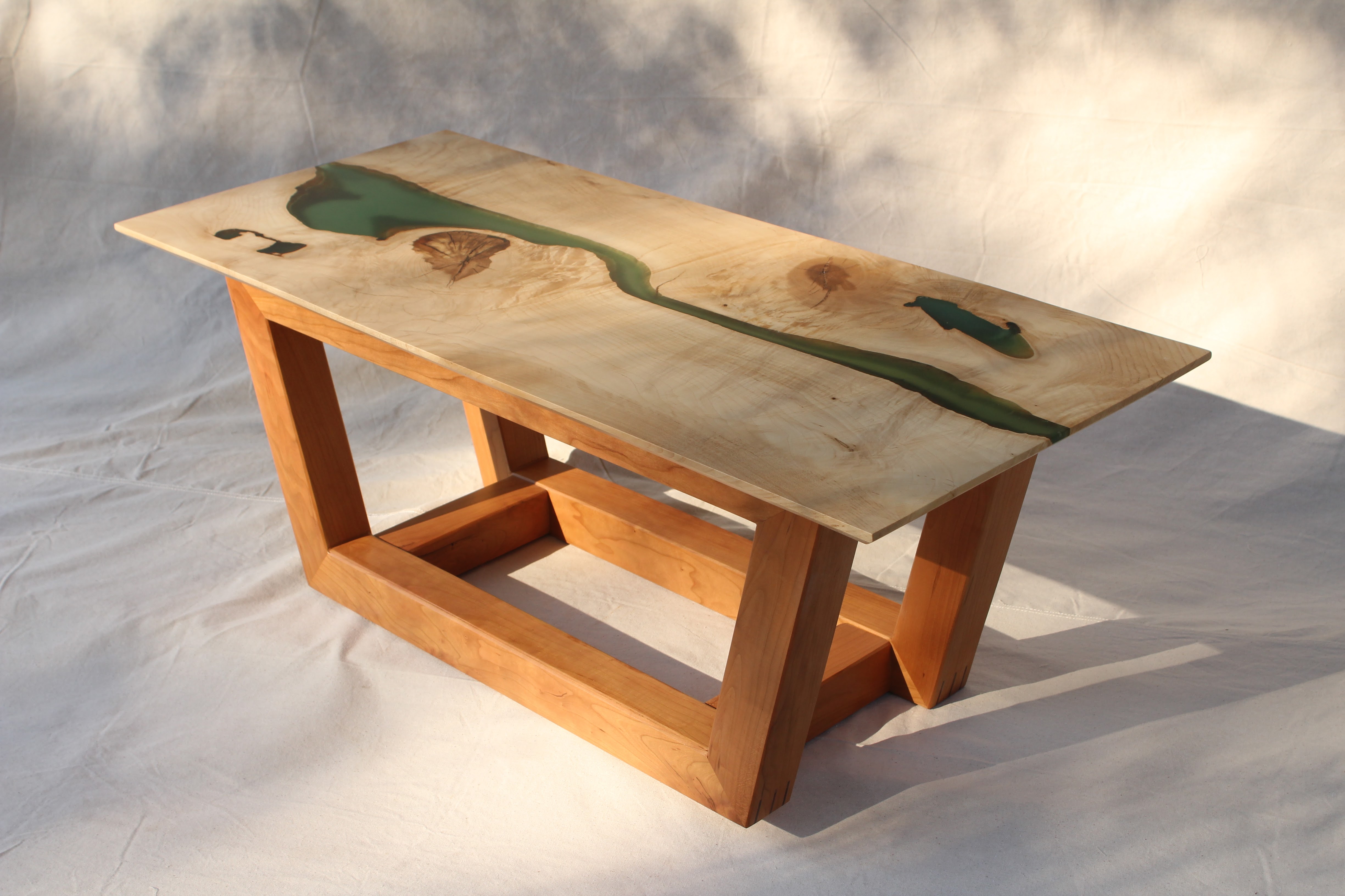 River Table Coffee Table McPherson Visions in Wood